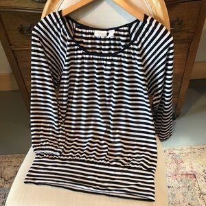 Fun Black and White top